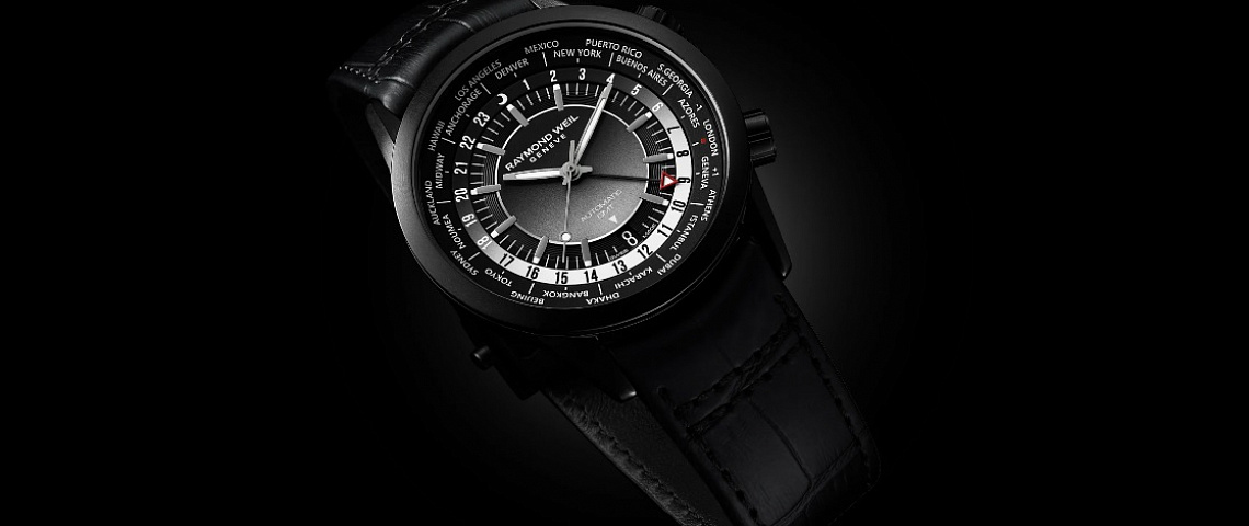 Raymond Weil Freelancer GMT Worldtimer 41 mm 2765-BKC-20001