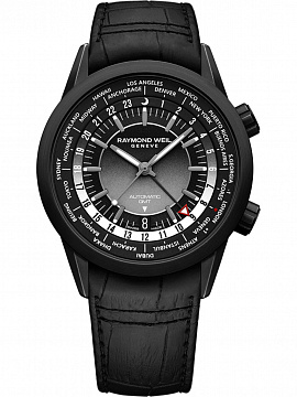 Raymond Weil Freelancer GMT Worldtimer 41 mm 2765-BKC-20001