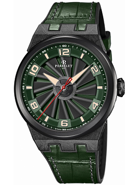 Perrelet Turbine Carbon Forest Green 44 MM A4065/4
